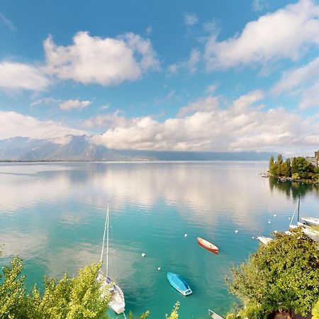 Lakefront Apartment With Exceptional View Territet Zewnętrze zdjęcie